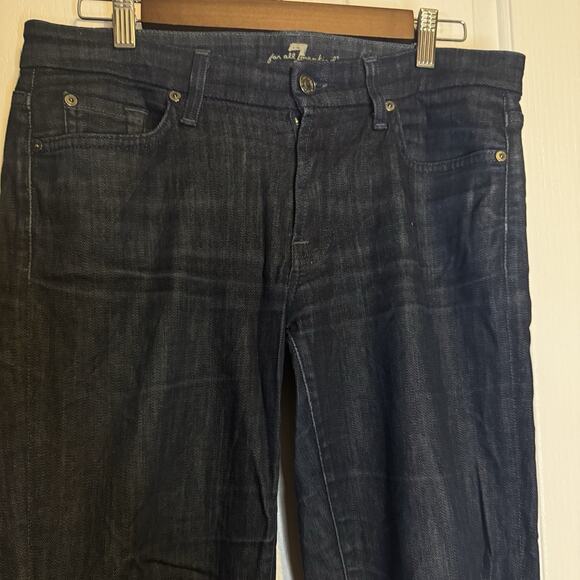 7 For All Mankind Kimmie Straight Leg Jeans - Size 29 - Picture 6 of 7